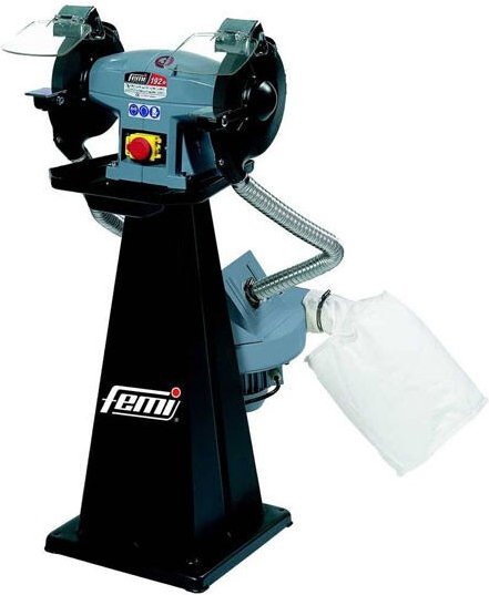 Kombinierte Schleif- und Poliermaschine Femi 200 - 2200 w Drehstrom - ø 300x40x30 mm - Ohne Schleifscheibe und Bürste - ...