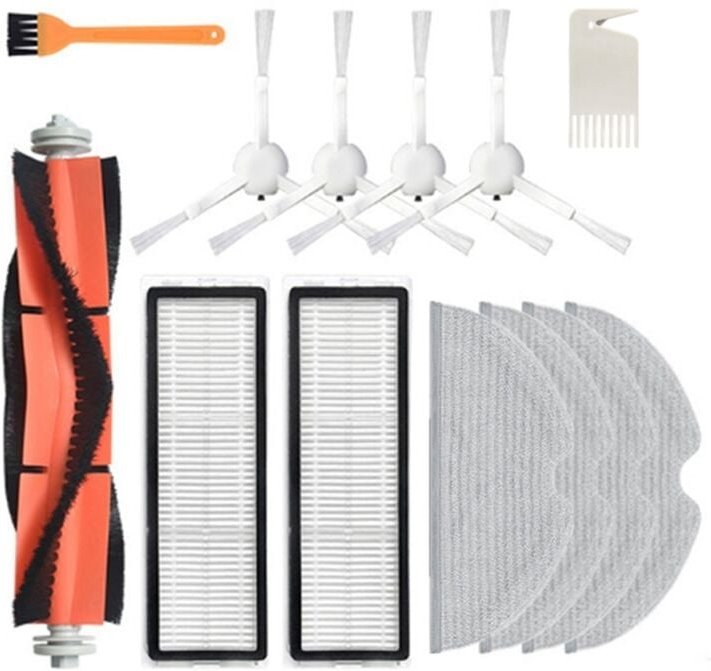 Für 1C Mi Roboter Vakuum Hepa-Filter Wichtigsten Seite Pinsel Lumpen