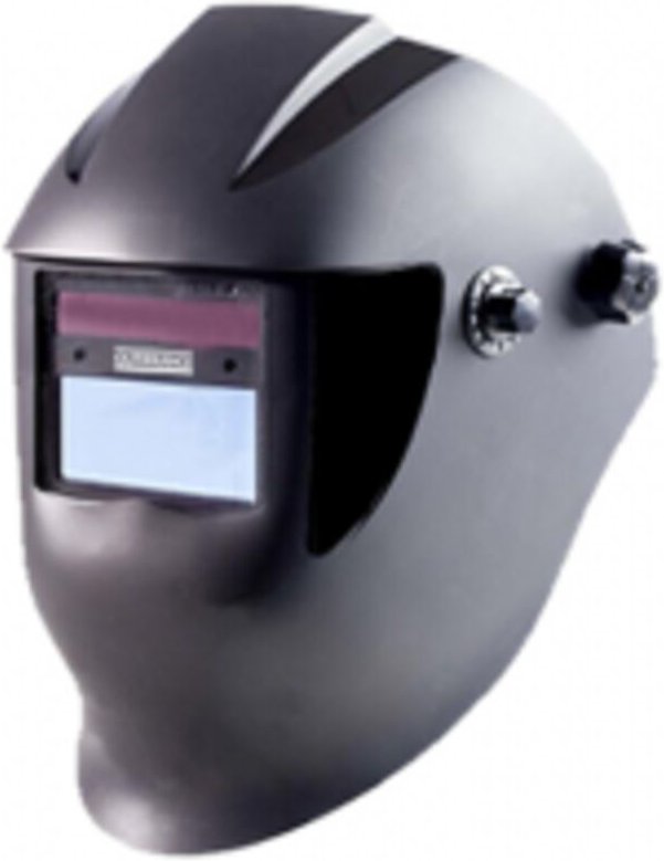 Automatischer Schweißerhelm Bezeichnung Polycarbonat-Glas Transparent Außenansicht Sichtfeld Maße Glas 110 x 97 mm