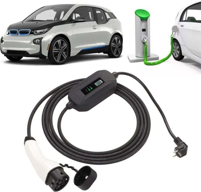3,6 kW Ladegerät Typ 2 für Elektroautos, 16 A, 5 m Ladekabel, Standard IEC 62196-2