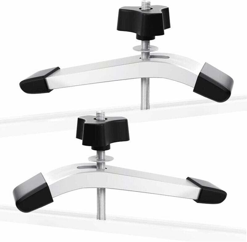 Ein weiteres Werkzeug für den Schreiner, 2 Sets T-Nut-Schienenklemmklemmen, T-Nut-Klemmen-Set, Schnellspannzange aus leg...