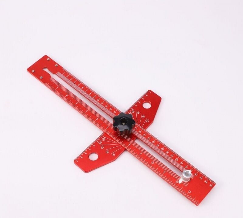 Anreißnadel-Markierungslineal für die Holzbearbeitung, T-Typ-Lineal für die Holzbearbeitung, 35 cm, Messwerkzeuge, Präzi...