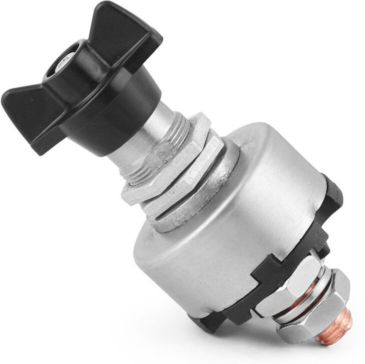 Hauptbatterietrennschalter 12-24 V, Batterie-Notschalter für Marineboot, Wohnmobil, ATV, Auto, LKW, Fahrzeug, Ein-/Aus-P...