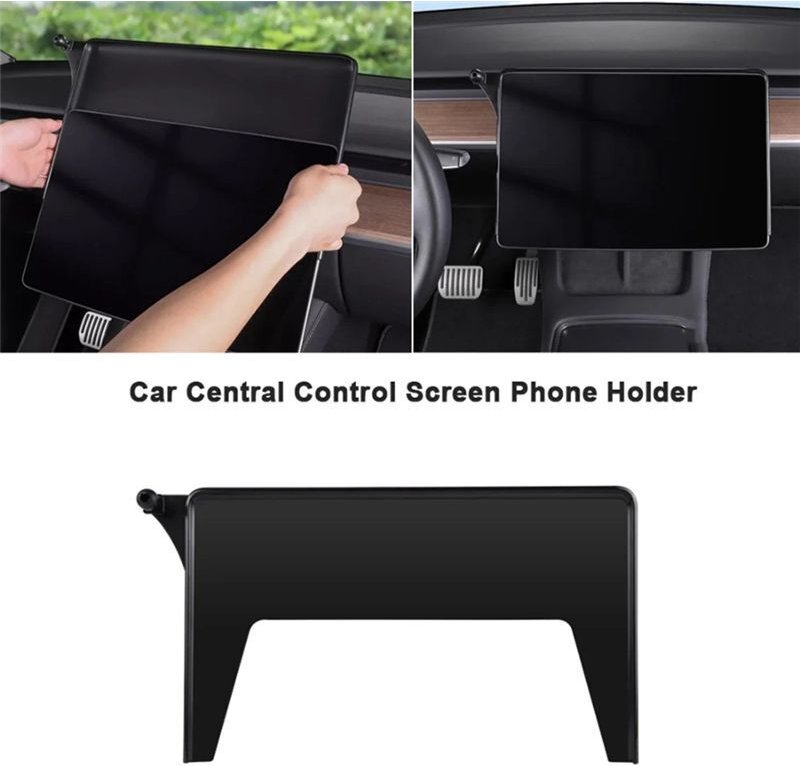 Auto-Zentralsteuerungsbildschirm-Telefonhalter für Model 3 Model Y 2020 2021 2022 2023 Handyhalterung Aufbewahrungsständ...