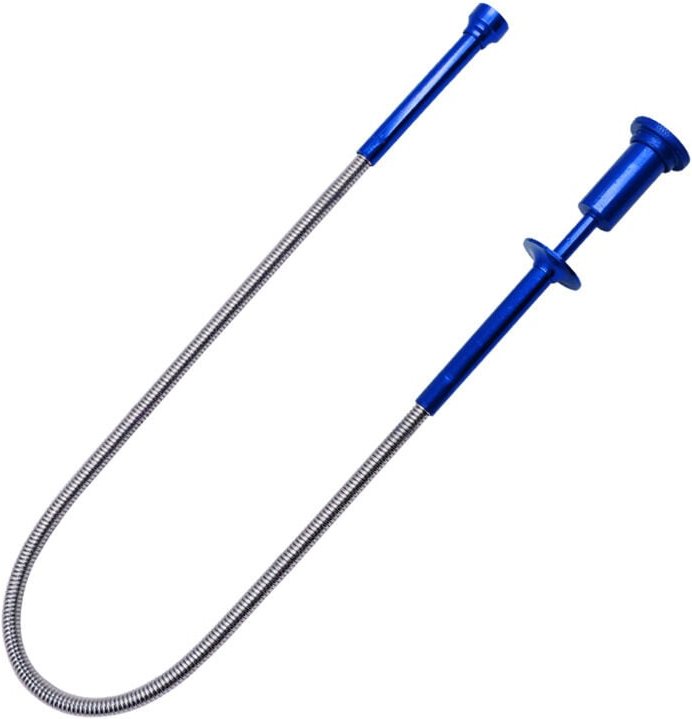 Magnetisches Aufhebewerkzeug mit 4 Klauen, flexibler Greifer mit LED-Lichtfeder – zum Aufheben von Müll