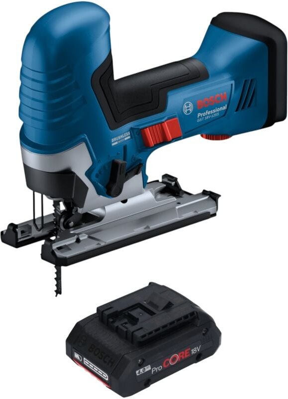 Bosch GST 18V-125 S Professional Akku Stichsäge 18 V 125 mm Brushless + 1x ProCORE Akku 4,0 Ah - ohne Ladegerät