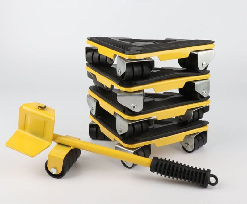 Möbelheber-Schwerlastset – Möbelumzugswerkzeug mit 360°-Rädern, max. 400 kg Tragkraft