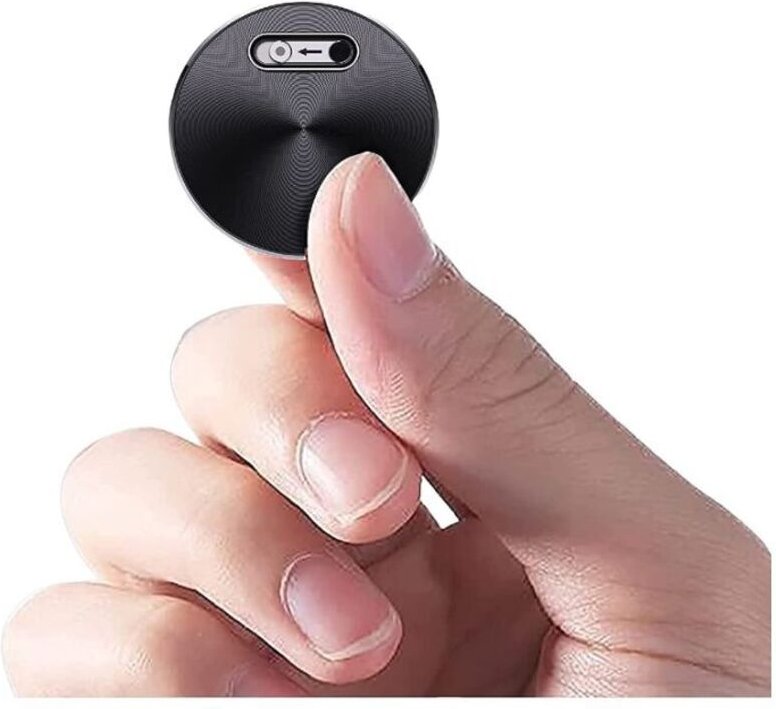 Mini-Profi-Sprachrekorder, einer der kleinsten Rekorder, 30 Tage Standby-Aufnahme, HD-Rauschunterdrückung, schwarz (4 GB...