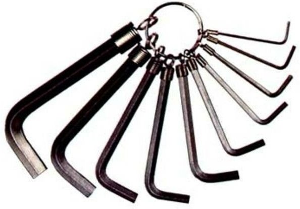 WerkstÄtten satz 8 mÄnnliche sechskantschlÜssel 25377