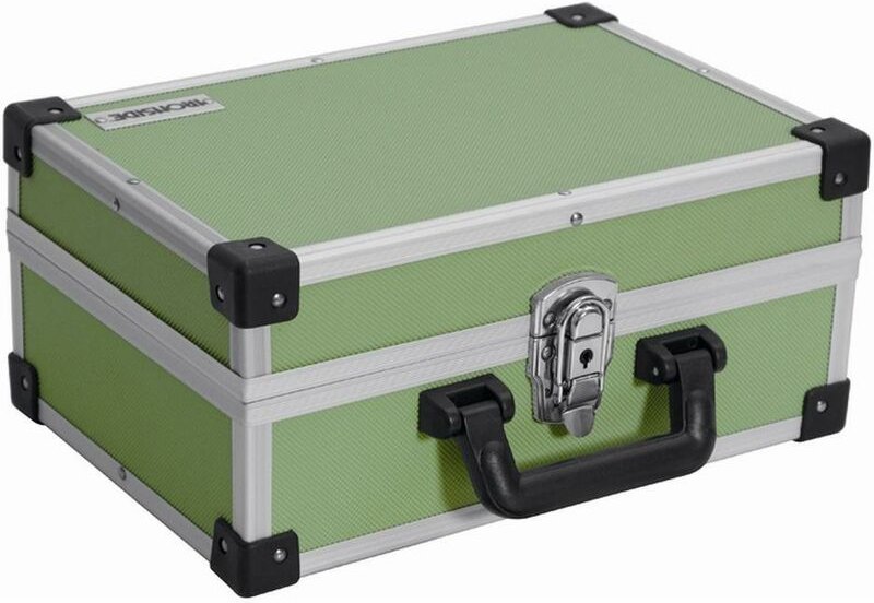 Alu Werkzeugkoffer grün 330x230x150mm Werkzeugkiste Werkzeugkasten Werkzeug TOP