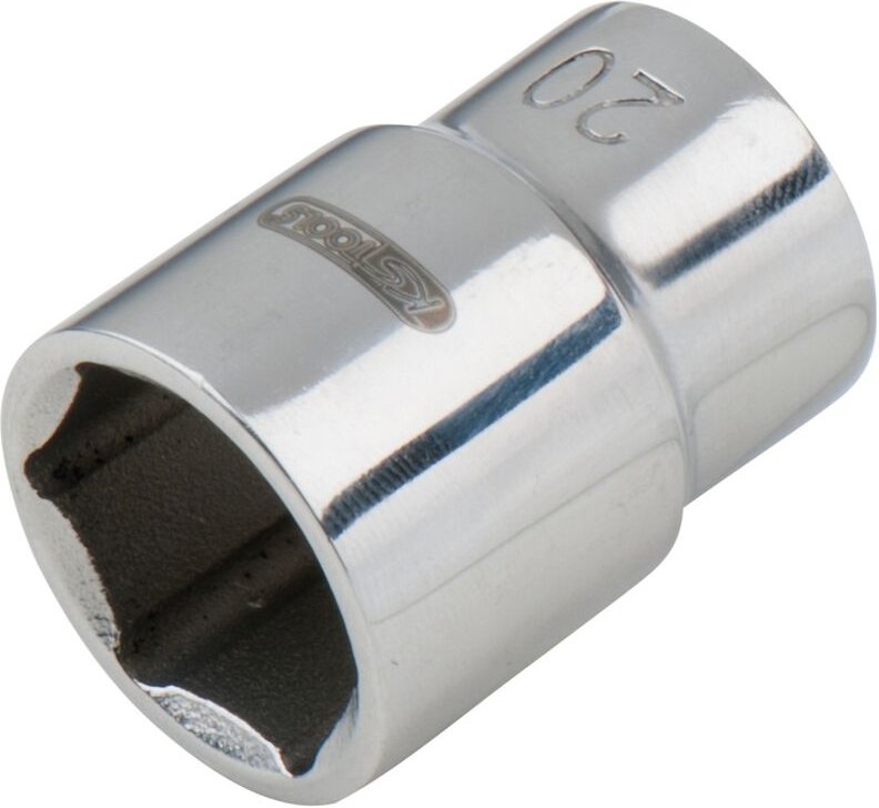 KS Tools EDELSTAHL 1/2" 6kant-Stecknuss, 24mm - 964.1224