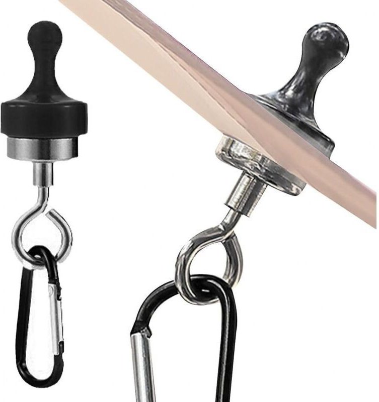 Leistungsstarke magnetische Aufbewahrungshaken für Garage, Magnethaken mit hoher Tragkraft, für Zuhause, Büro, Küche