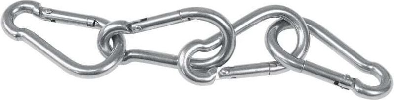 4 robuste Karabinerhaken für Sporthunde, zum Befestigen von Hängematten und Schaukeln, aus Edelstahl 304