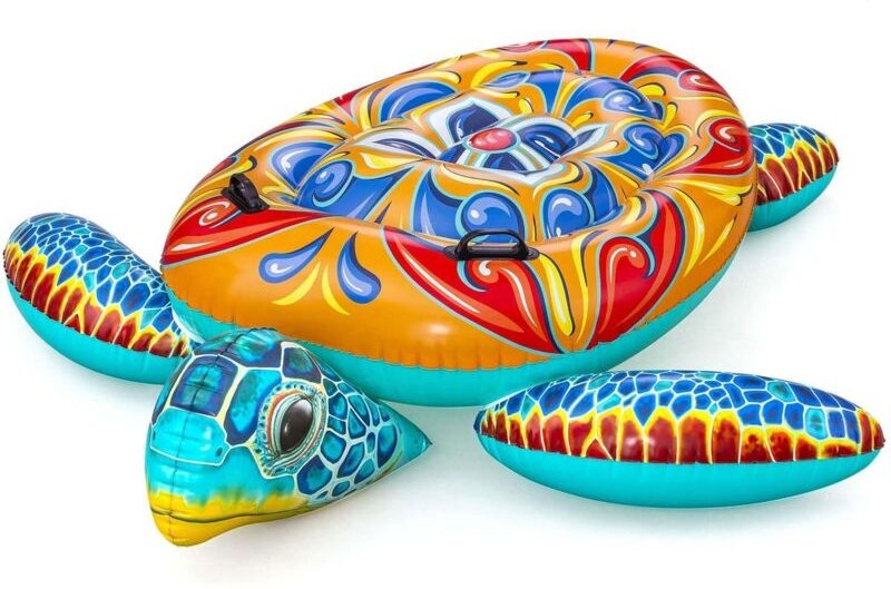 Aufblasbare Schwimmmatratze Schildkröte 186 x 168 cm Bestway 41523