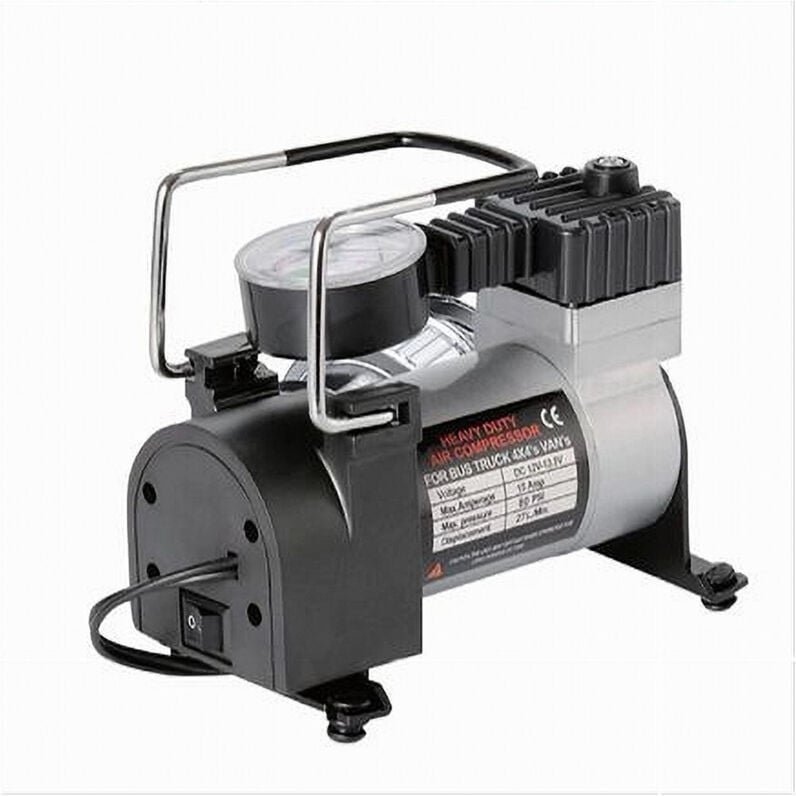 Trade Shop Traesio - Trade Shop - 12 v 120 psi 35 l/min Auto-Luftkompressor, 4 m Kabel, professioneller CO-AR05 -