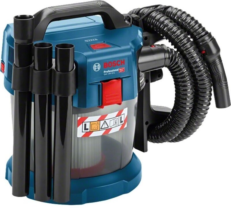 Bosch Akku-Nass-/Trockensauger gas 18V-10 l ohne Akku ohne Lader + Rollenset