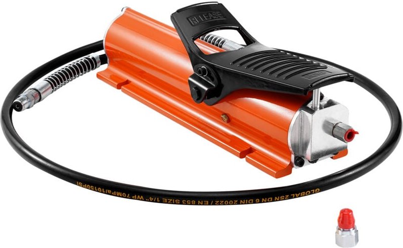 10.000 psi Lufthydraulikpumpe, 0,69 l Behälter, npt 3/8 Zoll Auslass, npt 1/4 Zoll Einlass, luftbetätigte Fußpumpe mit M...