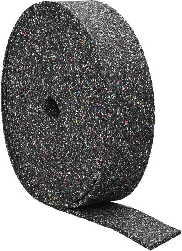 Gummiwalze Schwarz Gummi vidaXL