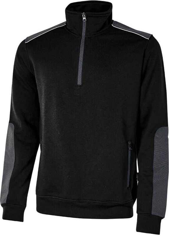 Arbeitsweste mit Stehkragen und Reißverschluss CUSHY – Schwarz L