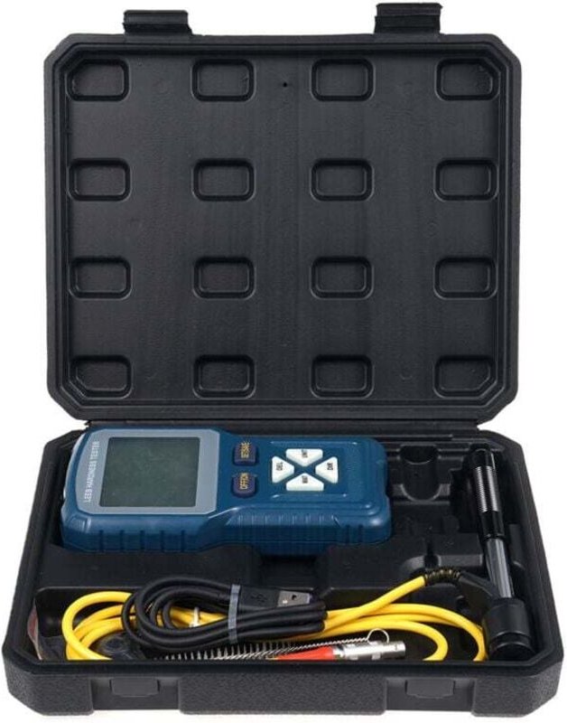 Testeur de dureté Leeb de haute précision, Kit d'essai de dureté des métaux, Duromètre numérique portable 360° , HLD HB ...