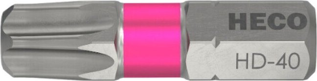 HECO Bits, HECO-Drive, HD-40, Farbring: pink, im Blister 2 Stk