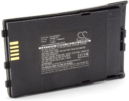 Vhbw - 1x Akku Ersatz für Cisco 74-4957-01 Rev. C1, 74-4957-01, 74-4958-01 für schnurlos Festnetz Telefon (2000 mAh, 3,7...