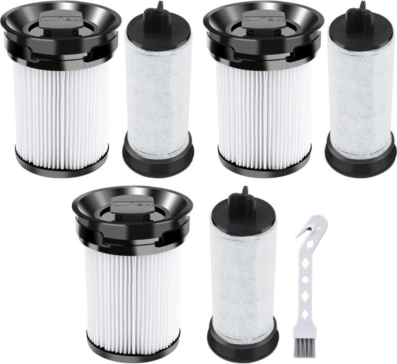 3er-Pack Ersatzfilter für den kabellosen Staubsauger Miele Triflex HX1