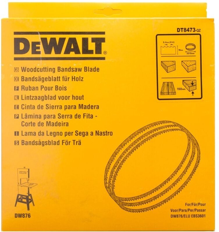 DeWalt Bandsägeblätter 2215x16x0,6 mm 6,4 mm