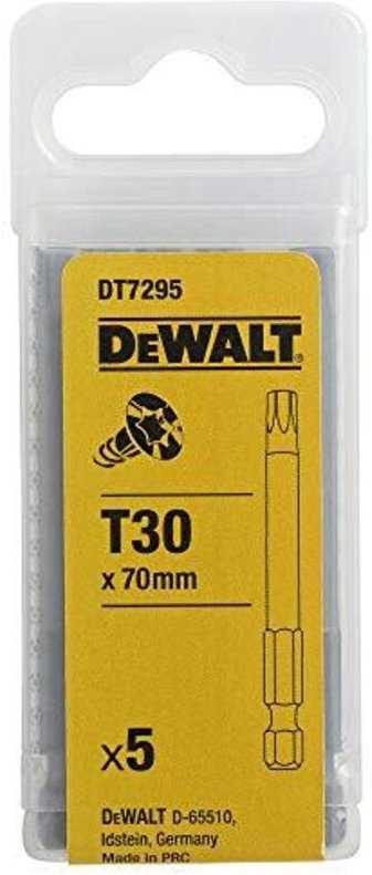 Torsion Bit T30 70 mm 5 Stk. - Dewalt