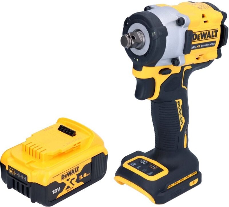 DeWalt DCF 921 N Akku Schlagschrauber 18 V 400 Nm 1/2" Brushless + 1x Akku 5,0 Ah - ohne Ladegerät