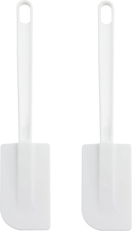 KZQ - Spatola per pasticceria professionale (confezione da 2), spatola in gomma siliconica resistente al calore, flessib...