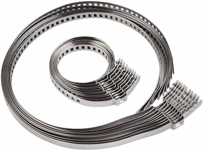 Vtizikl 10 Pcs Collier Soufflet Cardan,Pince De Joint HomocinéTique d'arbre à Cardan Collier De Serrage en Acier Inoxyda...