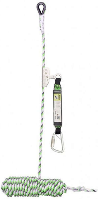 Mitlaufendes Auffanggerät an geflochtenem Seil mit Falldämpfer – 15 m - FA2010215A