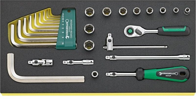 Stahlwille TCS 1/4"+10760CV QR Steckschlüssel-Satz Betätigungswerkzeug