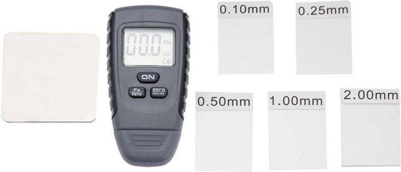 Ulisem SAEC Schichtdickenmessgerät – Mini-LCD-Digital-Lackdickenmessgerät, Prüfgerät für Auto-Beschichtungsmessgeräte.