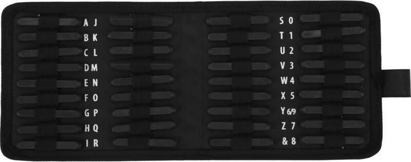 Leichtes und robustes Stanzset für Metall – Praktisch zum Markieren von Auto- und Motorradnummern – Edelstahl