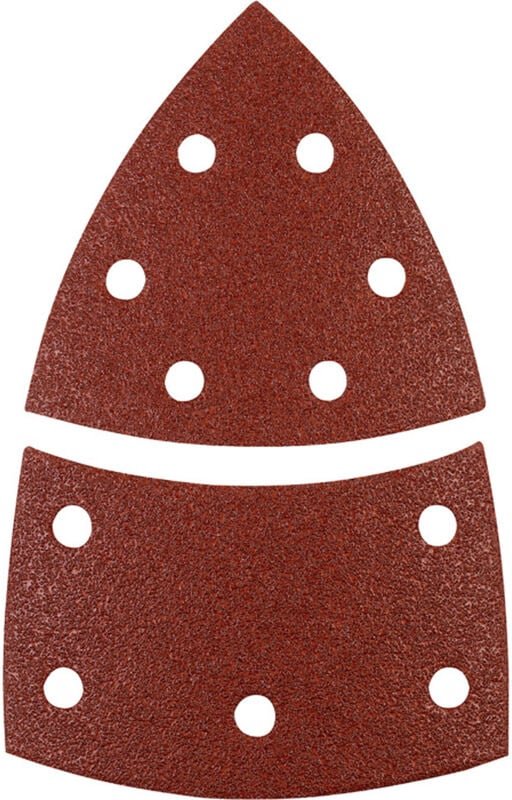 KWB - 496108 Deltaschleifpapier Körnung (num) 80 (l x b) 62, 93 mm, mm x 100 mm 5 St.