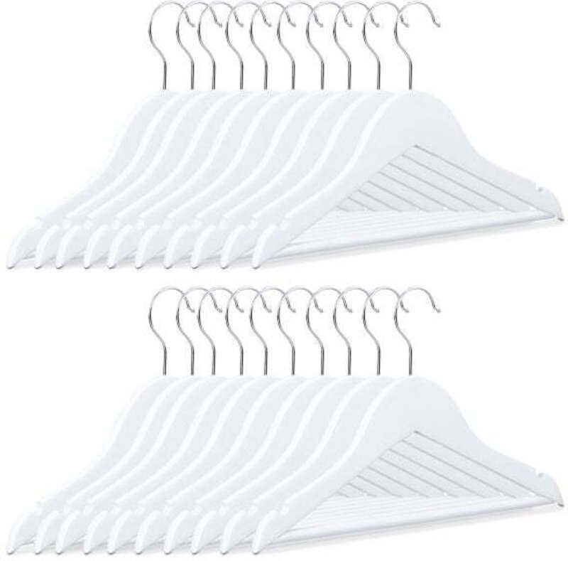 Wooden kids clothes hangers set of 20