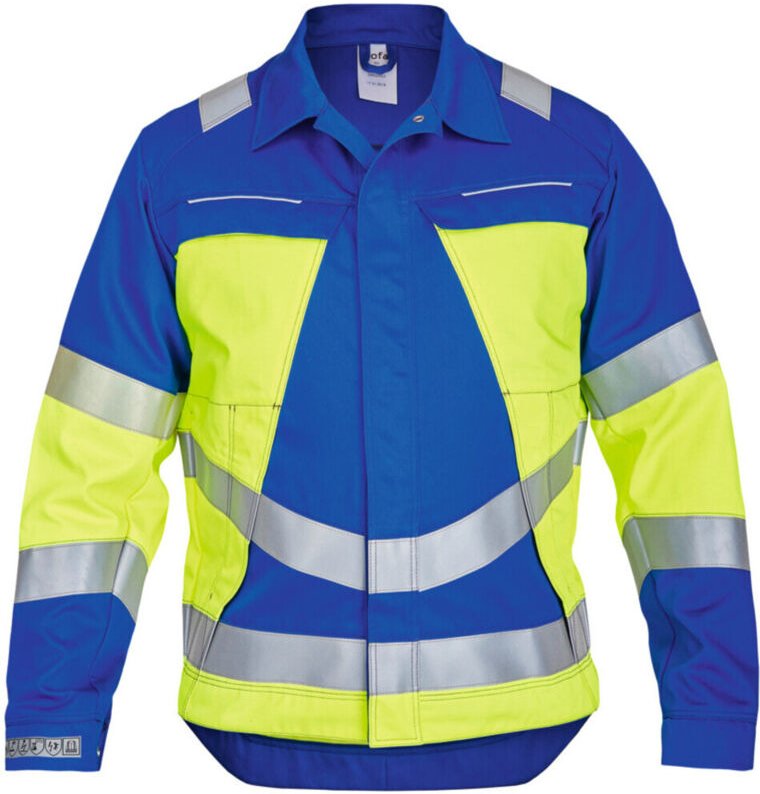 ROFA Multinorm-Jacke VIS-LINE, kornblau / gelb, Konfektionsgröße DE: 50