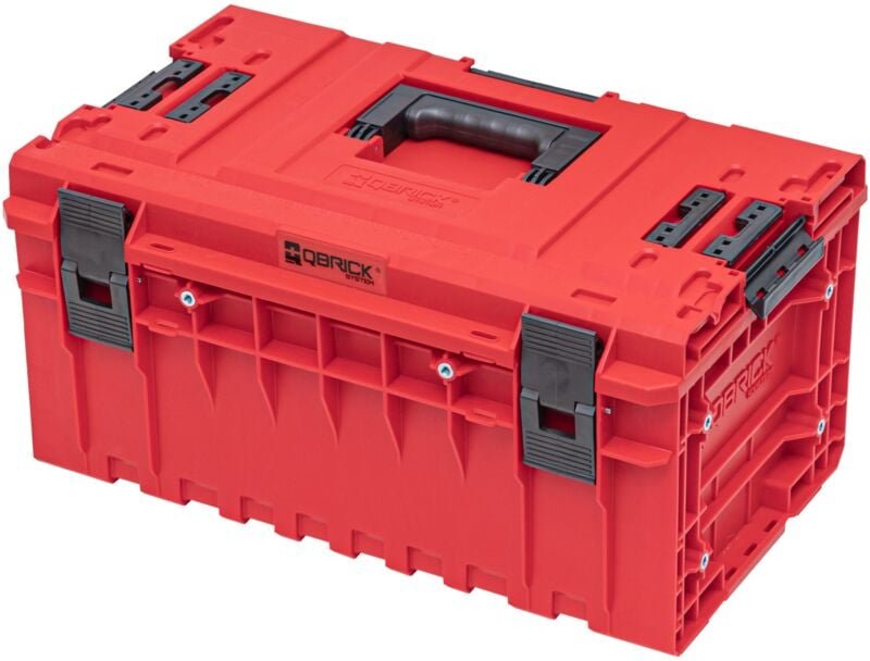 Qbrick System - one 350 2.0 Vario red ultra hd Custom Werkzeugkoffer modularer Organizer 585 x 385 x 320 mm 38 l stapelb...