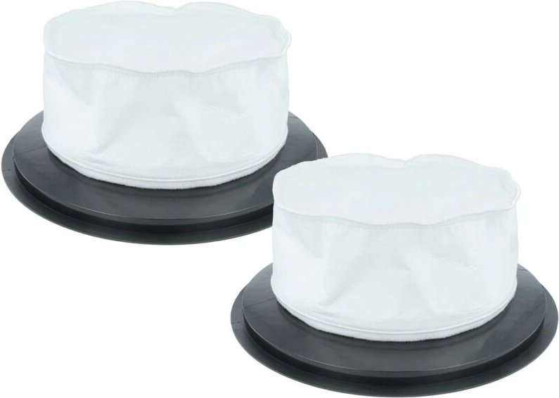vhbw 2x Sackfilter kompatibel mit Ghibli AS 7, 10 Trockensauger, Staubsauger - Ersatz-Filter Schwarz Weiß
