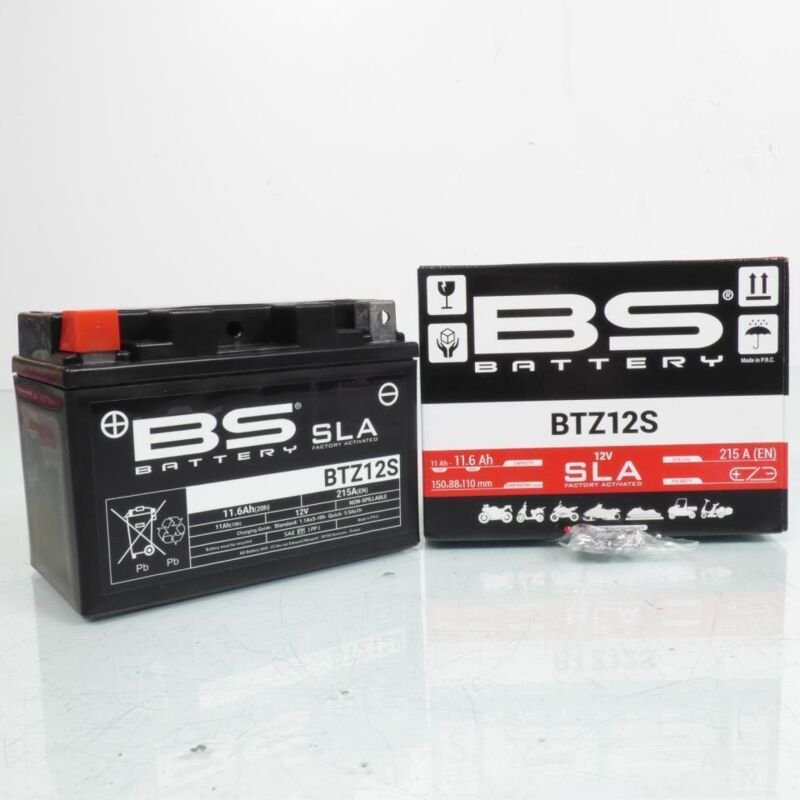 SLA-Batterie BS Battery für Yamaha YTZ12S / 12 V 11,6 Ah, neu