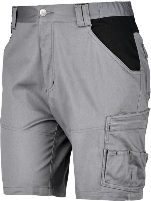 Neri Evo Stretch Arbeitsbermuda - M - Grigio