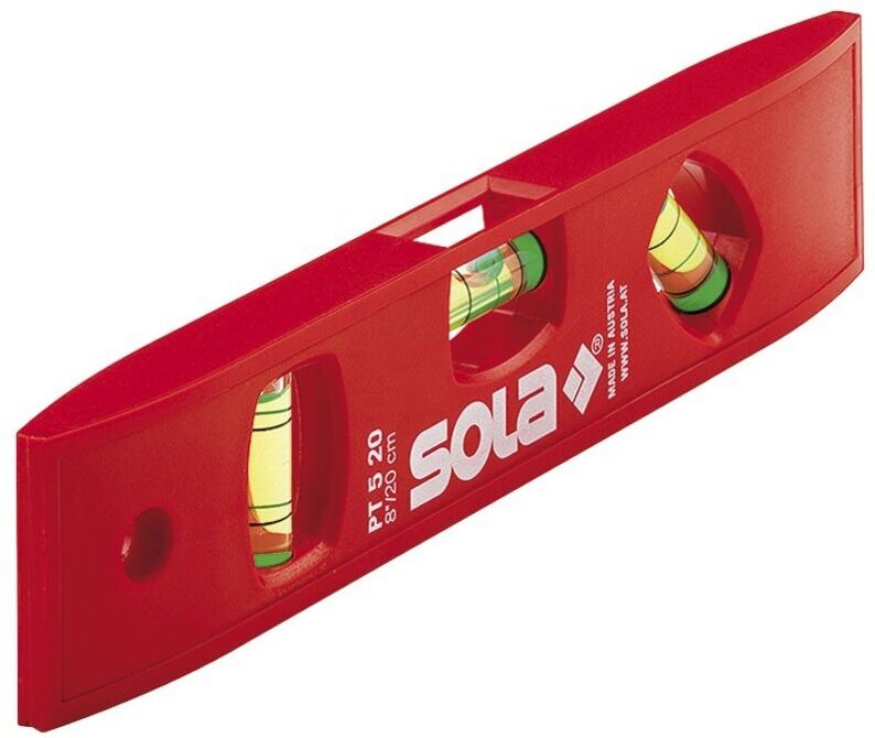 SOLA Kunststoff-Torpedo Wasserwaage PT 5 20