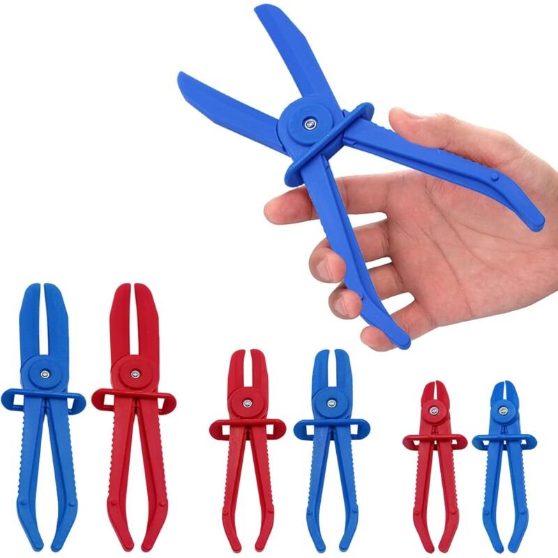 6-teiliges Kühlwasserschlauch-Schellenset, Rohrschellen, Schlauchschellenwerkzeug, Schlauchschellenset, Schelle für Kühl...