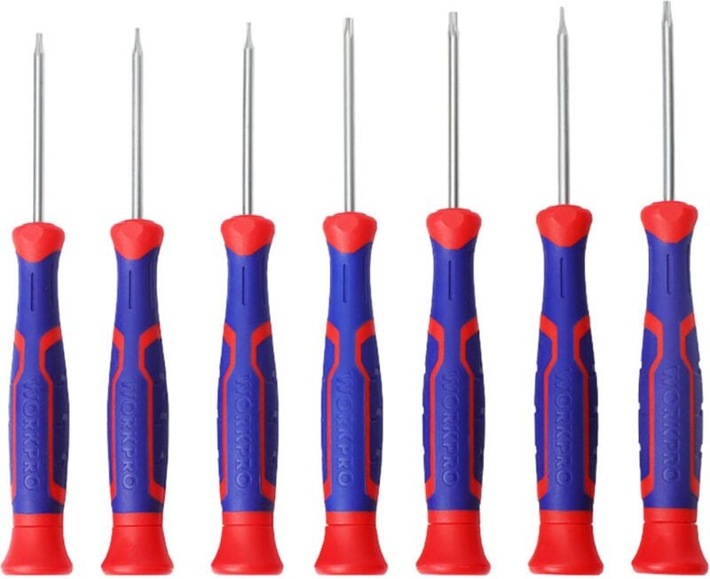 Set mit 7 Workpro Präzisionsschraubendrehern (Torx)