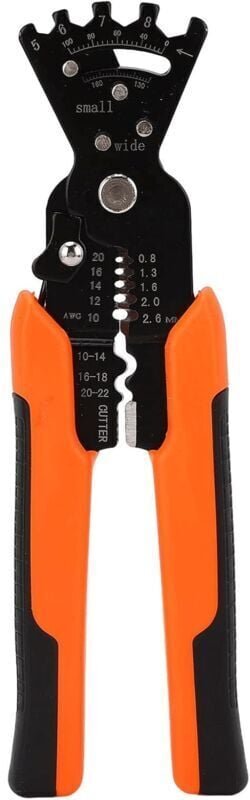 Ymyny - Abisolierzange, Schneider und Crimper mit Chromstahlmaterial, leichter und bequemer Griff für eine Vielzahl von ...