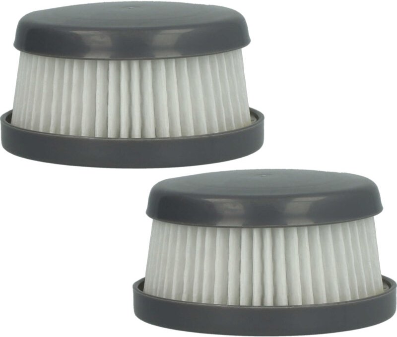 Filterset 2x Faltenfilter kompatibel mit Black & Decker orb-it ORB48, ORB72 Staubsauger - Filter, Patronenfilter - Vhbw