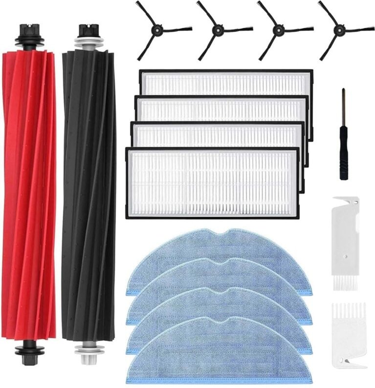 Für S8 Enthält Hauptrolle Seitenbürsten Wischtuchfilter