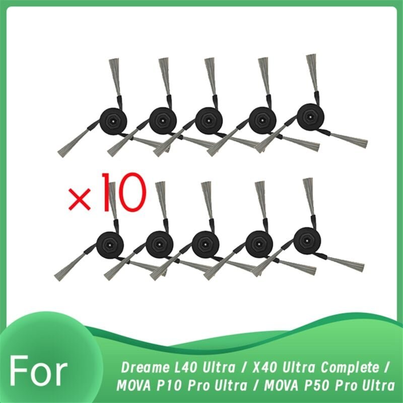 10 Stück Seitenbürsten für L40/X40 Ultra Roboterstaubsauger
